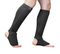 Martial Arts Leg Guards - Muay Thai Leg Guards - Kickboxing Shin Guar- - Lightly Padded Breathable with Hook Fastener 2pcs | for MMA Self-Defense Training Sparring