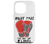 Martial Arts Muay Thai The Art Of 8 Limbs Quote Thai Boxing Case for iPhone 13 Pro
