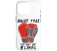 Martial Arts Muay Thai The Art Of 8 Limbs Quote Thai Boxing Case for iPhone 16 Pro