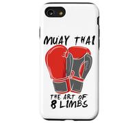 Martial Arts Muay Thai The Art Of 8 Limbs Quote Thai Boxing Case for iPhone SE (2020) / 7/8