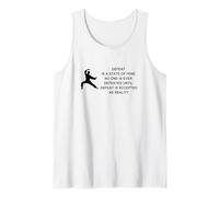 Martial Arts Never Accept Defeat Tank Top