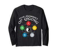 Martial Arts Qigong Teacher Tai Chi Chinese Meditation Long Sleeve T-Shirt