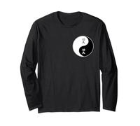 Martial Arts Taiji Yin Yang Taoism Symbol Character Kung Fu Long Sleeve T-Shirt