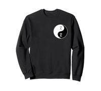 Martial Arts Taiji Yin Yang Taoism Symbol Character Kung Fu Sweatshirt