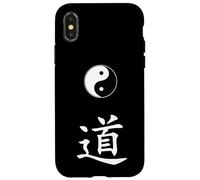 Martial arts taoism yin yang sign symbol for tao dao the way Case for iPhone X/XS