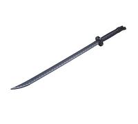 Martial Arts Theatrical Stage Cosplay props Movies Films Stunt Equipment - Black Polypropylene Dragon Bokken Sword
