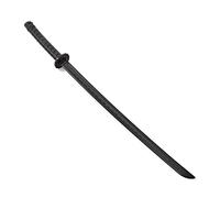 Martial Arts Theatrical Stage Cosplay props Movies Films Stunt Equipment - Black Polypropylene Japanese Samurai Katana