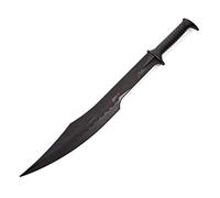Martial Arts Theatrical Stage Cosplay props Movies Films Stunt Equipment - Black Polypropylene Spartan Sword