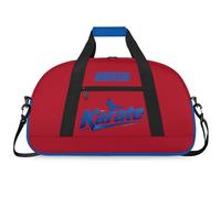 Martial Arts Training Duffle Bag | Personalised Taekwondo Karate Boxing Gym Bag for Men & Kids | Custom Name Water-Resistant Sports Holdall for Gear & Gloves, Karate Motion Blue