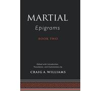 Martial's Epigrams Book Two by Craig A. Williams (English) Hardcover Book