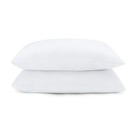 Martian Dreams Brushed Microfibre Pillowcases, White, Super King Size | 300 Thread Count, 2 Pack, 50x90cm