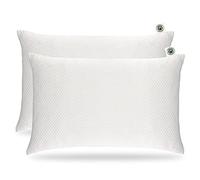 Martian Dreams® Pillow Protector Case | Zip Closure | Super Soft 280 GSM Bamboo Rayon | Hypoallergenic & Antibacterial | 2 Pack Super King Size (50x90cm)