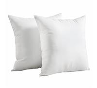 Martian Dreams® Premium Cushion Inserts (45x45 cm/18x18 inches) | 100 GSM Microfibre Covers & Hollowfibre Fill | 2 Pack
