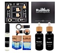 Martian Inspired Car Air Fresheners | Luxury Car Scent Diffuser Refill Gift Set | Strong, Long-Lasting Perfume with Vent Clips | 7-Piece Odour Eliminator by RubDub