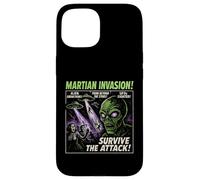 Martian Invasion Alien Movie Poster Vintage Halloween Case for iPhone 15