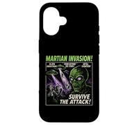 Martian Invasion Alien Movie Poster Vintage Halloween Case for iPhone 16