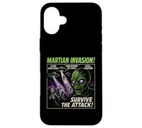 Martian Invasion Alien Movie Poster Vintage Halloween Case for iPhone 16 Plus