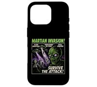 Martian Invasion Alien Movie Poster Vintage Halloween Case for iPhone 16 Pro