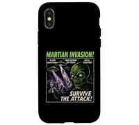 Martian Invasion Alien Movie Poster Vintage Halloween Case for iPhone X/XS