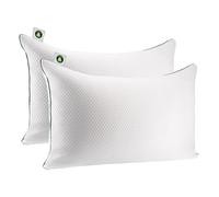 Martian Made Velistra Luxury Hotel Pillows, Adjustable Ultra Soft Microfibre Fill, Hypoallergenic, 2 Pack, Standard Size (50x75cm)