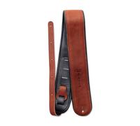 Martin 18A0028 2.5" Premium Rolled Brown Leather Guitar Strap