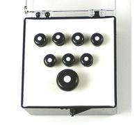 Martin Acoustic End & Bridge Pin set, Black with White inlay 18APP21