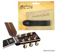 Martin Acoustic Guitar Headstock Leather Strap Button, Black 18A0031