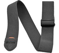 MARTIN Black Cotton Guitar Bass Strap with Leather Pick Holder (A0104)