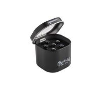 C F Martin Bridge Pins - Liquid Metal - Gloss Black w/Paua - 6 Tin