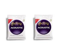 martin & co m140 acoustic guitar strings bronze light gauge 12-54 x2 SETS