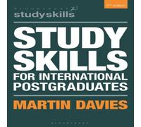 Martin Davies Study Skills for International Postgraduates Hardcover Book Martin Davies Multicolor