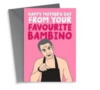 Martin Friday Night Dinner Mother's Day Card - From Your Favourite Bambino