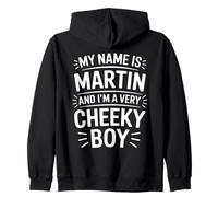 Martin Funny Joke Humor Men Brother Uncle Son Friend Boy Zip Hoodie