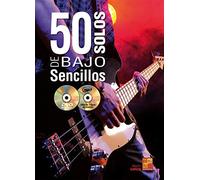 Martin Garcia: 50 Solos De Bajo Sencillos (Libro/CD/DVD). Sheet Music, CD, DVD (Region 0) for Bass Guitar