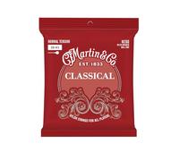 Martin Guitar Classical M260, Nylon Normal Tension 80/20 Bronze Ball End Acoustic Guitar Strings 1 Pack, Silver