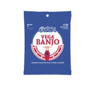 Martin Guitar Vega Banjo Strings V730 Medium-Gauge Nickel-Wound Banjo