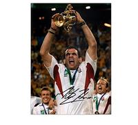 Martin Johnson Signed England Rugby Photo: World Cup Winner