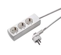 Martin Kaiser 3-Way 45 Degree Socket With 5M Cable Arctic White (European Socket) - 1047ZL5-15W/KWS