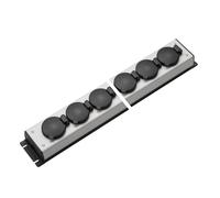 Martin Kaiser 4-Way Power Outlet Strip With Hinged Cover IP20 (European Socket) - 1059/4l-sw [10 Pieces]