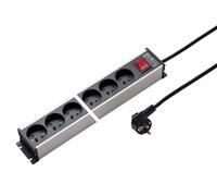 Martin Kaiser 4-Way Power Outlet Strip With Shutter Switch Cable 1.5M (European Socket) - 1116KZL4l-sw15 [10 Pieces]