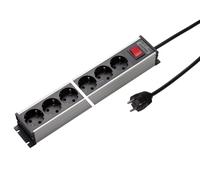 Martin Kaiser 4-Way Power Outlet Strip With Switch Cable 1.5m (European Socket) - 1101ZL4l-sw15 [10 Pieces]