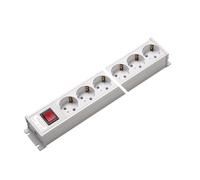 Martin Kaiser 4-Way Power Strip With Earth Contact And Switch (European Socket) - 1101K/4ws [10 Pieces]