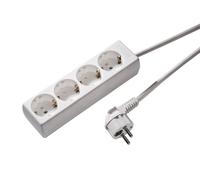 Martin Kaiser 4-Way Socket With 5m Cable Arctic White (European Socket) - 1040ZL5-15W/kws [8 Pieces]