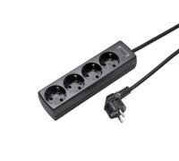 Martin Kaiser 4-Way Socket With Grounding and 5m Cable (European Socket) - 1048ZL5-15W/sw [8 Pieces]