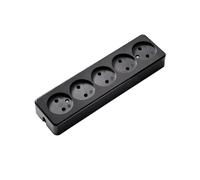 Martin Kaiser 5-Way Unearthed Socket Combination 16A Black (European Socket) - 512/sw [30 Pieces]