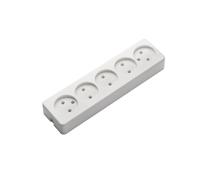 Martin Kaiser 5-Way Unearthed Table Socket 16A Arctic White (European Socket) - 512/kws [30 Pieces]