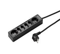 Martin Kaiser 6-Way Socket With 2 Schuko and 4 Euro Outlets 1.5m Cable (European Socket) - 1012ZL/15W/sw [10 Pieces]
