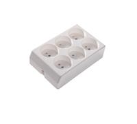 Martin Kaiser 6-Way Unearthed Socket Combination White (European Socket) - 527/kws [20 Pieces]