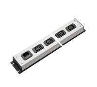 Martin Kaiser 8-Way Power Outlet Strip IEC Socket C13 70 Degree - 1026/8l-sw [10 Pieces]