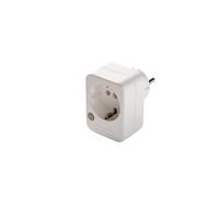 Martin Kaiser Adapter Plug With Overvoltage Protection White (European Socket) - 594/kws [10 Pieces]